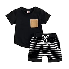 Striped Shorts Black