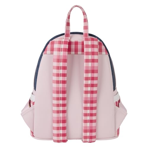 Image of Loungefly Strawberry Shortcake Faux Denim Mini Backpack