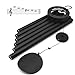 ASTARIN 48'' Wind Chimes for Outside Deep Tone - Large Windchimes with 6 Heavy Tubes, Outdoor Memorial Chimes Outdoor for Garden Hanging Décor,Sympathy Gifts，Black