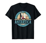 Amo L'antartide Expedición Retro Continente Antártida Camiseta