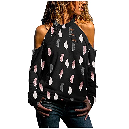 Womens Halloween Party Costume Halter Neck Tops Cut Out Shoulder Shirts Tunic Long Sleeve Twist Knot Blouses Womens Halloween Party Costume Halter Neck Tops Cut Out Shoulder Shirts Tunic Long Sleeve Twist Knot Blouses