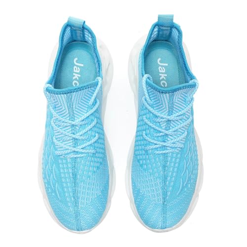 Image of Jakcuz Plus Size Men's Lightweight Walking Shoes Mesh Fish Scale Pattern Fashion Sneakers