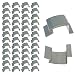 50 Stainless Steel Spring Greenhouse Glazing Clips