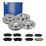 ATE Bremsen-Set 2 Bremsscheiben PowerDisc + Bremsbeläge Einbau Vorne Hinten Bremsscheiben-Set Scheibenbremsen SIZW20VZ82 passend für Opel Astra J P10