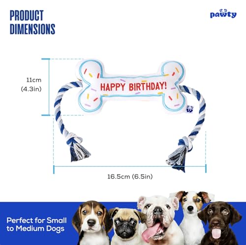 Set de Juguetes para Perro Cumpleaños (3 Piezas) miniatura 7