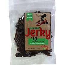 Sams Harvest Jerky - Original Recipe, 4 oz. Bag Pack of 4