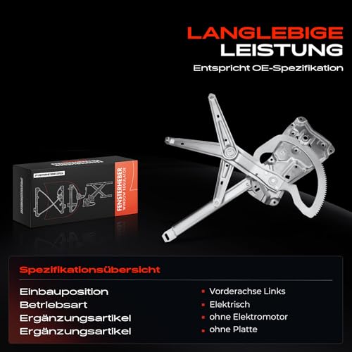 Frankberg Fensterheber Vorne Links Kompatibel mit 3er E36 316 318 320 323 325 328 M3 Stufenheck Schrägheck Kombi 1990-2000 51331977609
