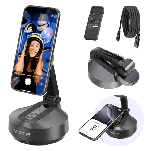 Stabilisateur à cardan pour iPhone avec trajectoire à 360 degrés et support pliable