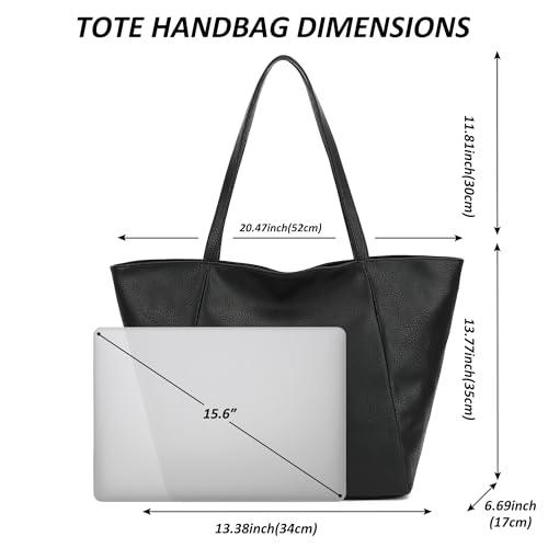 Image of TANTOMI Tote Purse for Women Large Shoulder Bag for Work Travel Purse and Handbags Weekender Bag with Zipper
