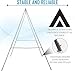 FEBTECH Aerial Fitness Rig - Steel Stand with 550 lbs Capacity; Ideal for Aerial Yoga Hammock, Trapeze, Lyra, Silk Set
