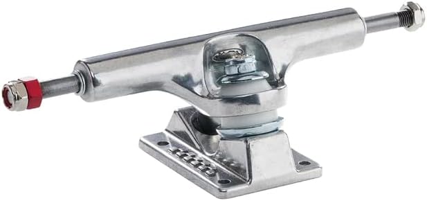 Ace Trucks Skateboard AF1 Low (Hollow Kingpin) Silver 55 (8.5'' Axle) Pair