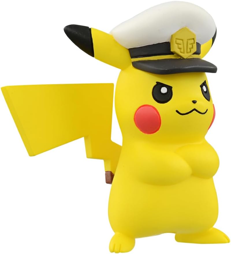 Pokemon Moncolle MS-12 Captain Pikachu 1.5 inches