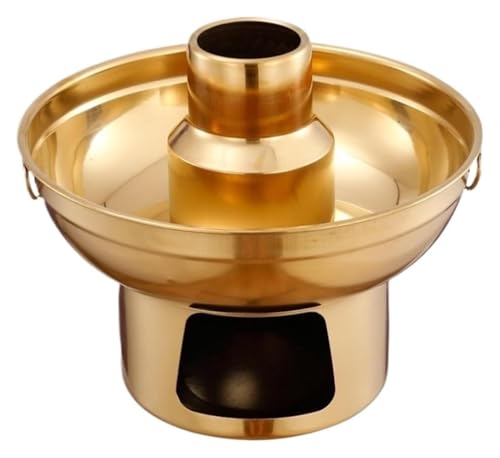 Chinese Copper Hot Pot, Chinese Charcoal Hotpot, Chinese Charcoal Hotpot Hot Pot Portable Hot Pot Copper Hot Pot(18cm)