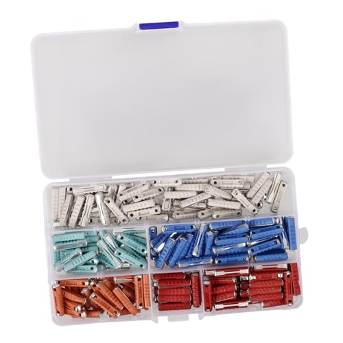 Kit de fusibles automotrices CHILDWEET, 200 piezas, para autos, camiones, RV y embarcaciones, diseño ligero de almacenamiento y clasificación miniatura 1