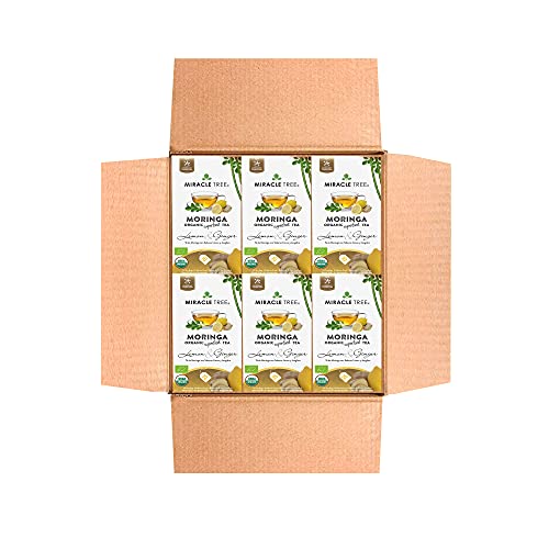 Miracle Tree - 6 Count of Organic Moringa Superfood Tea,