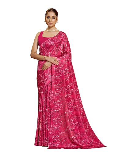 Image of Garden Vareli Art Silk Floral Print Saree