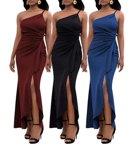 Image of LightlyKiss Women's Bodycon Wedding Guest Dress Formal Cocktail Party Evening Gown