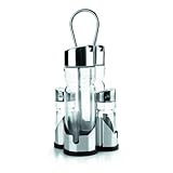 Base de acero Lacor - 62864 - Juego De vinagrera Basic 4 Piezas Con Soporte