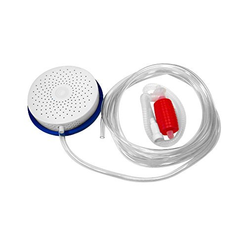 Blue Wave Winter Pool Cover Drain with Hand Squeeze Pump &ndash; Non-Electric Manual Siphon Pump with...