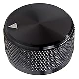  Perilla de aluminio sólido Encodificador Potenciómetro Audio de audio Perilla 30 x 17 mm