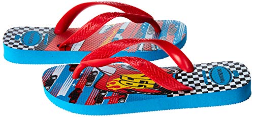 Chinelo, Havaianas, Kids Cars, Meninos, Turquesa, 25/26