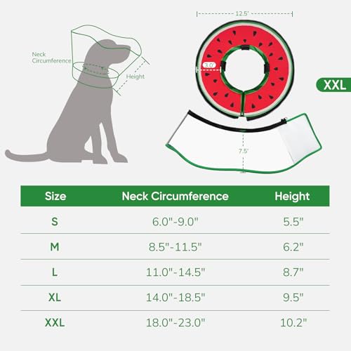 Image of Supet Sponge Dog Cone Collar Stop Licking After Surgery, Dog Donut Collar