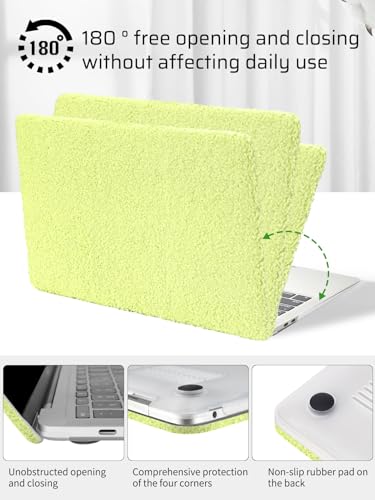 Funda MacBook Air 13 pulgadas M1 A2337 con protector teclado carcasa rígida suave 5