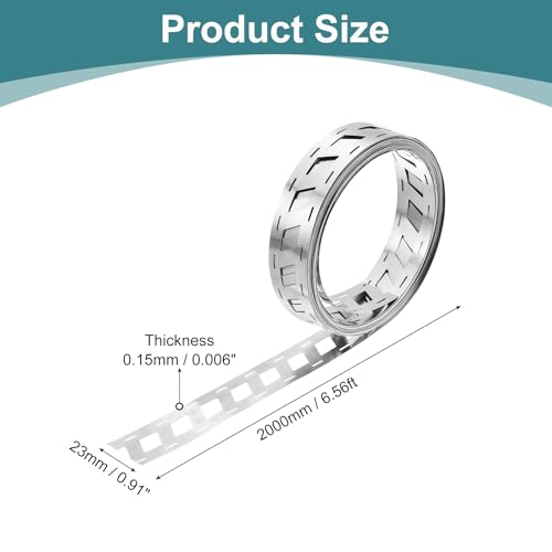 QUARKZMAN 1 Rolle Reines Nickelband 99 96% Reine Nickelplatte 0 15x23mm 6 56Ft(2m) Länge Nickelbeschichtetes Band Für Batteriepunktschweißen