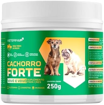 Suplemento Cachorro Forte Vovô e Vovó 250g | Fortalece Ossos, Art...