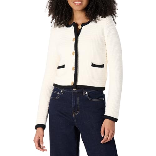 Amazon Essentials Womens Regular-Fit Midweight Cardigan Sweater Eggshell White XX-Large