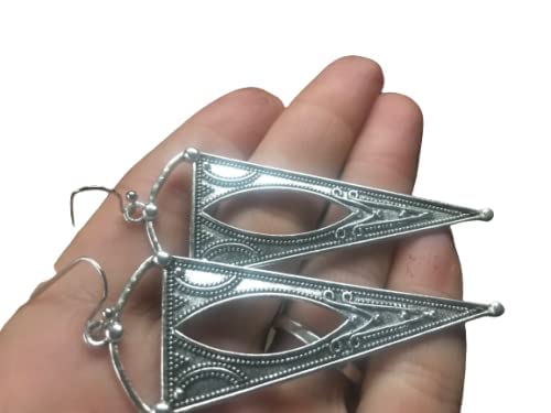 ✿༺ WUNDERSCHÖN VERZIERTES GROSSES & LANGES ETHNO DREIECK MIT...