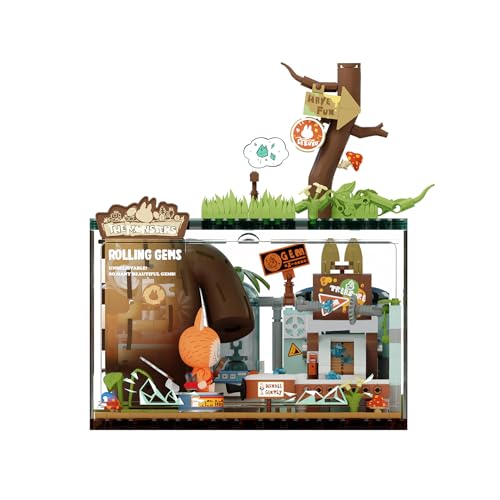 Image of POP MART THE Monsters Forest Secret Base Series Blocks - Rolling Gems, Labubu Building Toy Set, Interactive Building Toy for Kids, Boys, and Girls