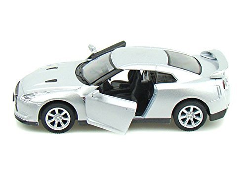 Amazon.com: KiNSMART 2009 Nissan GT-R R35 Silver 5