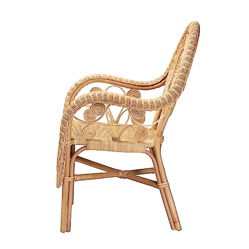 Sillón Natural Ratán Bohemio Moderno miniatura 5