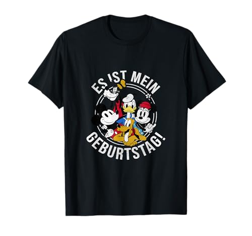 T-shirt anniversaire Disney Mickey anti irritation en coton doux respirant
