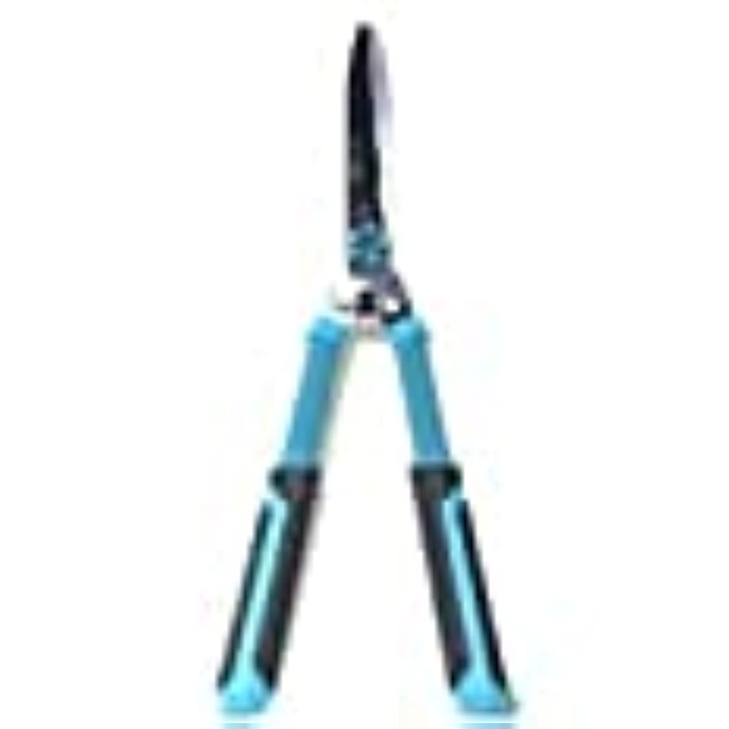 AQSON Garden Hedge Shears,Garden Scissor for Trimming Boxwood, and Bushes, Stainless Steel Body,Hedge Clippers & Shears with Comfort Grip Handles,21 Inch Bush