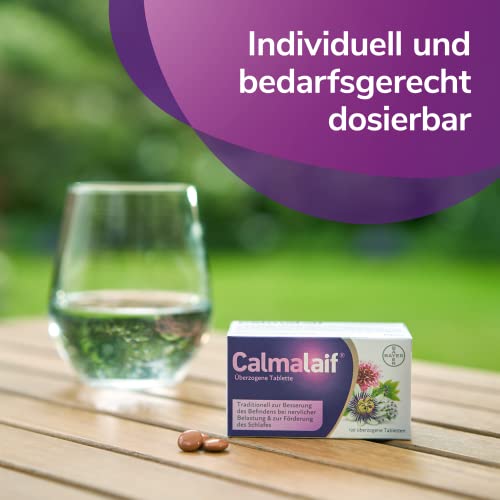CalmaLaif Tabletten bei stressbedingter Unruhe, Anspannung und Schlafproblemen 180 Stück - Image 8