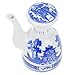 PATKAW Ceramiczny Dozownik Oleju Butelka Niebieska Biała Ocet Sos Sojowy Sos Sojowy Syrop Klonowy Butelka Octu Cruet Karaf