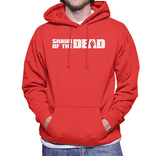 Image of All+Every Shaun of The Dead Logo Men's Hooded Sweatshirt Red