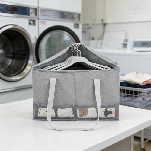 Sac à cintres triangle grand volume avec poignées de transport
