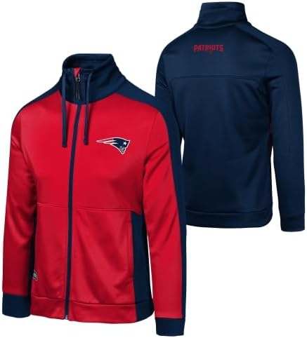 Outerstuff NFL Women’s Speed Grip Full Zip High Mock Jacket, Stylish Football Apparel, Comfortable Sportswear