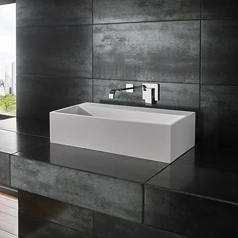 Clickbasin KIVA Stone Resin Bathroom Sink Cover