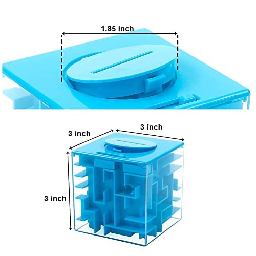 Thinkmax Money Maze Puzzle Box For Kids And Adults, Perfect Money Holder Maze Puzzle Gift Box （2 Pack） #TOP2