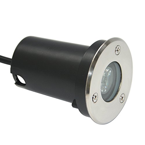 Preisvergleich Produktbild RSN LED 1W Erdspieß Lampen Cool Weiß 6000K Untergrund Lichi IP67 Buired Lampe Outdoor Garten Auffahrt Weg Terrasse Rasen