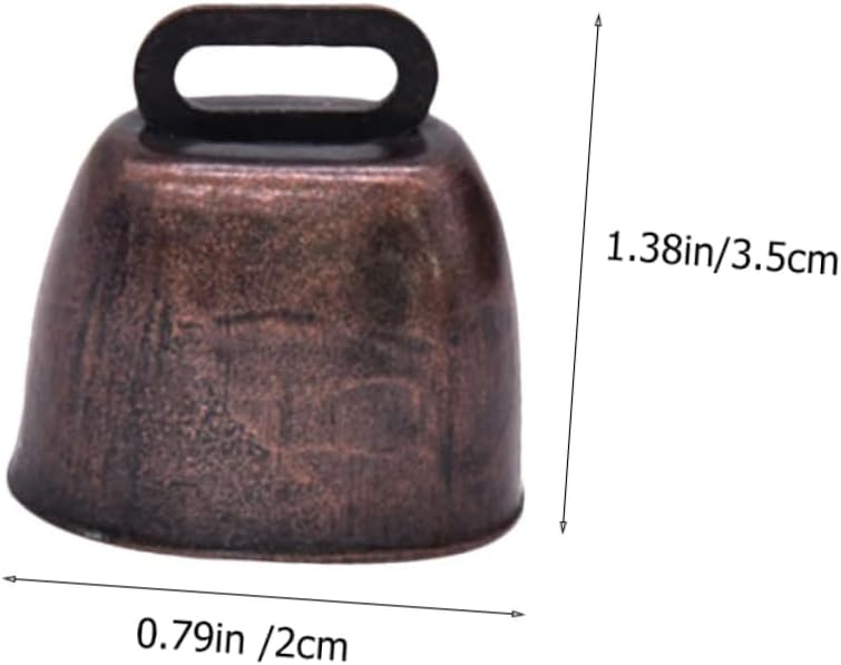 UPKOCH 4pcs Ringing Metal Bells for Crafts Bells Cow Farm Animal Decor DIY Craft Supplies