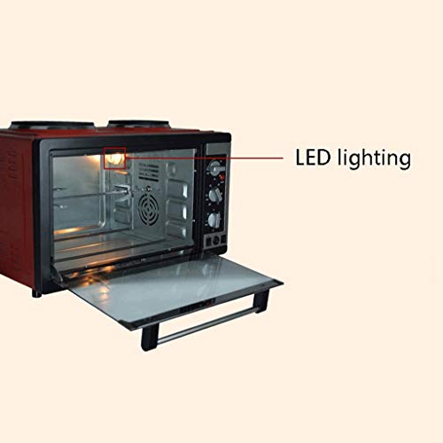 LYKYL Keuken heteluchtoven, Rotisserie Roaster Fornuis met grill, bakplaat Top Rack, Dual Hot Borden, Broodrooster… - Image 8