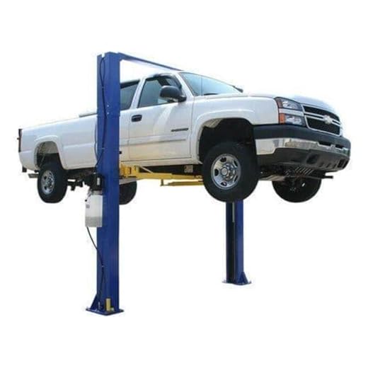 Atlas Automotive Equipment XH-9KOHX, 9,000 LBS Two Post Overhead Auto Hoist, Clear Floor Car Lift with Specially Designed Arms that allow for Symmetric and Asymmetric Lifting Configurations