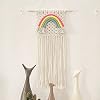 Macrame Muur Opknoping Hand-Woven Tapestry Boho Muur Opknoping Decor Katoenen Kwastje Het ontwerp van Rainbow for thuis…