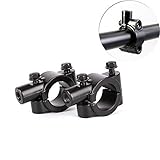 2pcs Motorcycle Handlebar Mirror Mount Mirrors Holder Clamp for 7/8 inch Handle Bar Sports Bike Kawasaki Honda Yamaha (10mm)