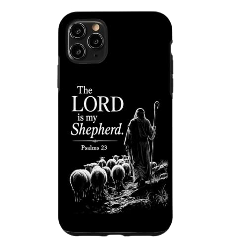 The LORD Is My Shepherd ? Psalms 23 Christian Faith Verse �X�}�z�P�[�X iPhone 11 Pro Max �p